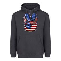 Smoke peace 4th july Heavyweight Hoodie - NancyCooperArtShop
