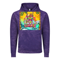 Cloud Purple hello summer gnomes Vintage Hoodie - Zillion Design Studio