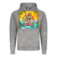 Cloud Rock hello summer gnomes Vintage Hoodie - Zillion Design Studio