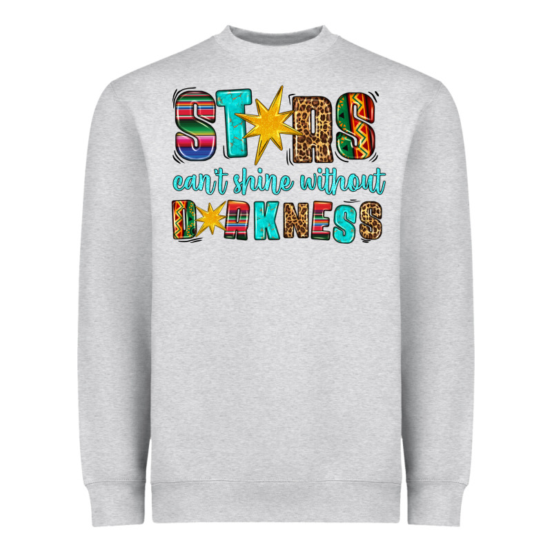 Stars Cant Shine Without Darkness Heavyweight Sweatshirt by HRA Design Shop | Teevron