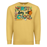 Antique Gold first day of school Premium Sweatshirt - NancyCooperArtShop