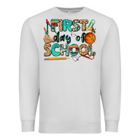 Dove Grey first day of school Premium Sweatshirt - NancyCooperArtShop