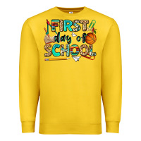 Lemon first day of school Premium Sweatshirt - NancyCooperArtShop