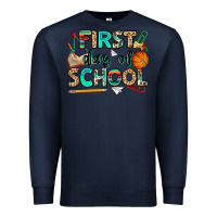 Navy first day of school Premium Sweatshirt - NancyCooperArtShop