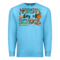 Ocean Blue first day of school Premium Sweatshirt - NancyCooperArtShop