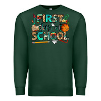 Sports Green first day of school Premium Sweatshirt - NancyCooperArtShop