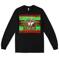 Black feliz navidad spanish christmas santa tumbler Long Sleeve Tee - Jasminsmagicworld
