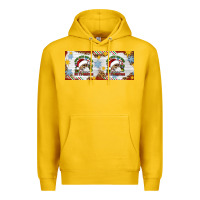 Lemon When You're Dead Inside But It's Christmas Hippie Skeleton Santa Premium Hoodie - Artiststas