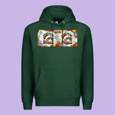 When You're Dead Inside But It's Christmas Hippie Skeleton Santa Premium Hoodie Designed By Artiststas