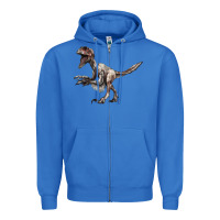 True Royal Deinonychus Zipper Hoodie - LillyAllenDesigns