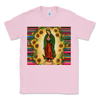Bubblegum Pink our lady of guadalupe Classic Tee - JahusDesignShop