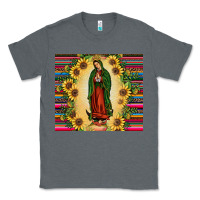 Charcoal Heather our lady of guadalupe Classic Tee - JahusDesignShop