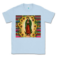 Dusty Blue our lady of guadalupe Classic Tee - JahusDesignShop