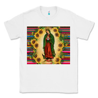 White our lady of guadalupe Classic Tee - JahusDesignShop