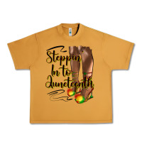 Peanut Butter steppin' in to juneteenth heels Urban Heavy Tee - HRA Design Shop