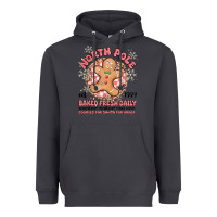 Smoke north pole baked fresh daily Heavyweight Hoodie - MaliasSmallBusiness