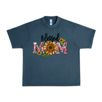 Midnight Navy blessed mom Urban Heavy Tee - BarkalooDesign