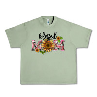Oil Green blessed mom Urban Heavy Tee - BarkalooDesign