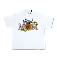 White blessed mom Urban Heavy Tee - BarkalooDesign