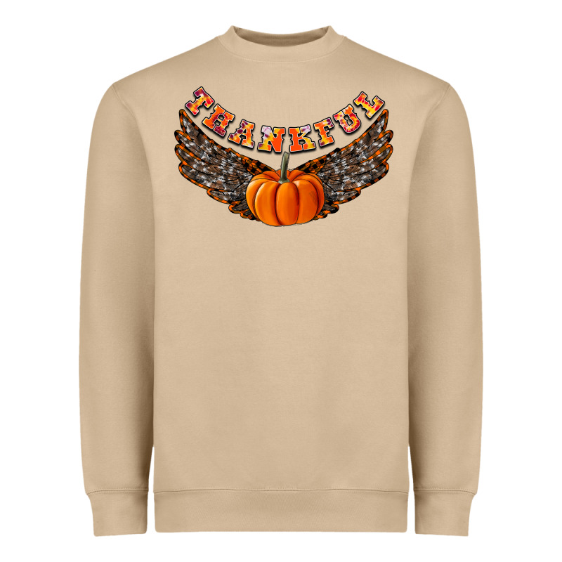 Thankful Heavyweight Sweatshirt by CowhideDigitalArt | Teevron