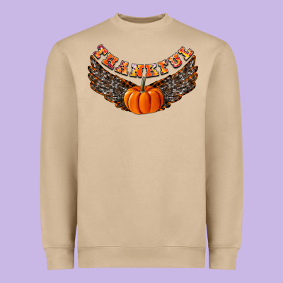 Thankful Heavyweight Sweatshirt Designed By Cowhidedigitalart