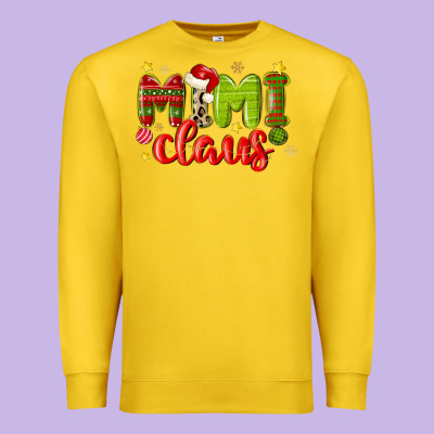 Mimi Claus Premium Sweatshirt Designed By Maliassmallbusiness