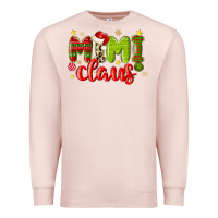 Pale Pink mimi claus Premium Sweatshirt - MaliasSmallBusiness