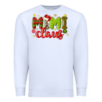 White mimi claus Premium Sweatshirt - MaliasSmallBusiness