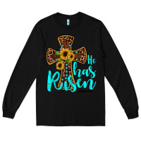 Black he has risen Long Sleeve Tee - JahusDesignShop