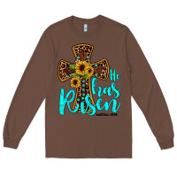 Chestnut he has risen Long Sleeve Tee - JahusDesignShop