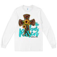 White he has risen Long Sleeve Tee - JahusDesignShop