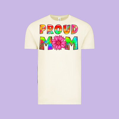 Proud Mom Vintage Tee Designed By Hra Design Shop