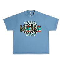 Pebble Blue because mama said so Urban Heavy Tee - CowhideDigitalArt