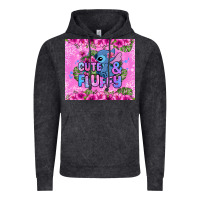 Vintage Black cute and fluffy stitch Vintage Hoodie - Zillion Design Studio