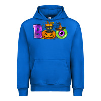 Cobalt Boo Halloween Urban Hoodie - NancyCooperArtShop