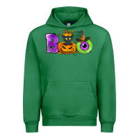 Emerald Boo Halloween Urban Hoodie - NancyCooperArtShop