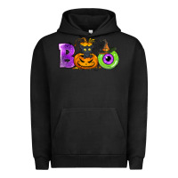 Pigment Black Boo Halloween Urban Hoodie - NancyCooperArtShop