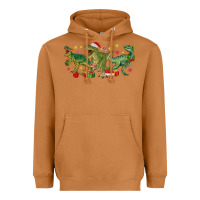 Meerkat christmas dinosaurs Heavyweight Hoodie - MaliasSmallBusiness