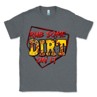 Charcoal Heather rub some dirt on it softball Classic Tee - Jasminsmagicworld