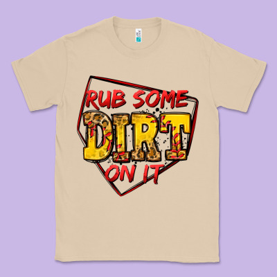 Rub Some Dirt On It Softball Classic Tee Designed By Jasminsmagicworld