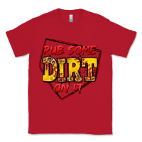 Red rub some dirt on it softball Classic Tee - Jasminsmagicworld