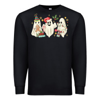 Black Christmas ghosts Premium Sweatshirt - MaliasSmallBusiness