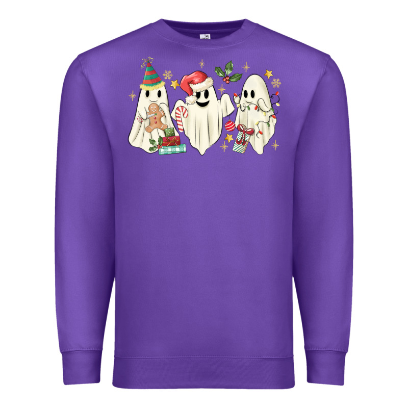 Christmas Ghosts Premium Sweatshirt by MaliasSmallBusiness | Teevron