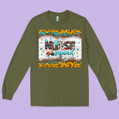Nurse Squad Tumbler Long Sleeve Tee Designed By Bundleandbundleshop