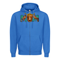 True Royal highland cow mom Zipper Hoodie - Jasminsmagicworld