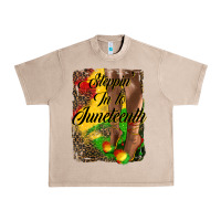 French Oak steppin' in to juneteenth Urban Heavy Tee - HRA Design Shop