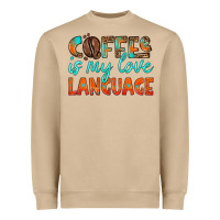 Mushroom coffee is my love language Heavyweight Sweatshirt - HRA Design Shop