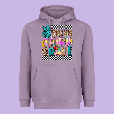 Team Third Grade Heavyweight Hoodie Designed By Nancycooperartshop