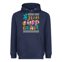 Navy team third grade Heavyweight Hoodie - NancyCooperArtShop