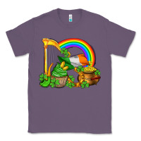 Lavender st patricks day  rainbow shamrocks Classic Tee - AdoDesignShop